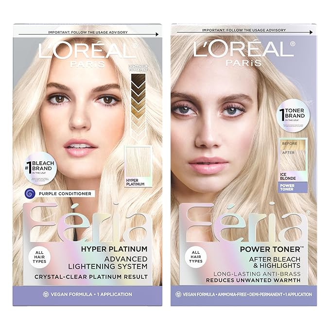 L’Oreal Hair Color Feria 110 Starlet Very Light Beige Blond Permanent Dye