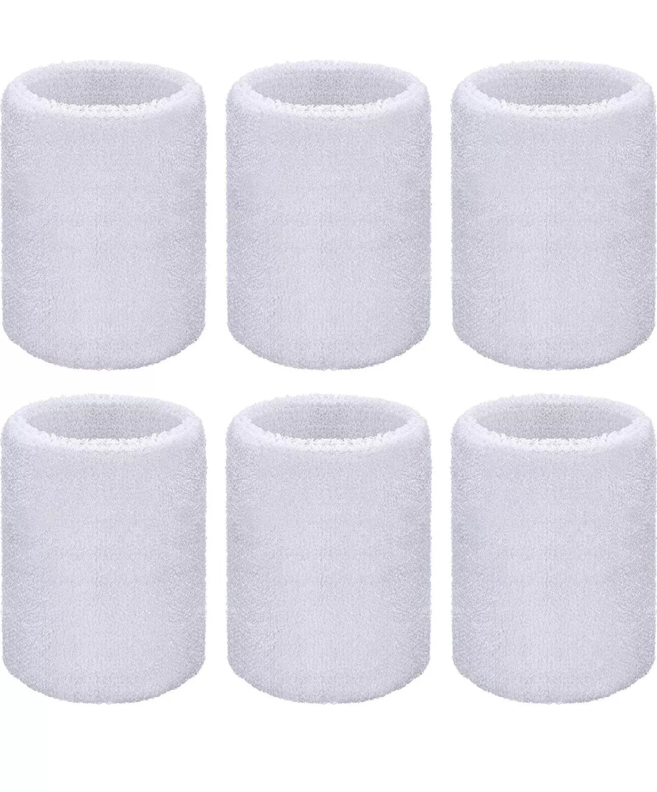 6pc Wrist Sweatband Sport Tennis , Sport Competition Sweat Absorbent