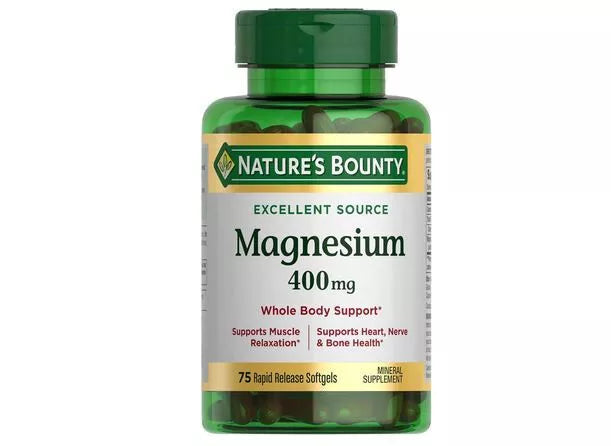 Nature's Bounty Magnesium, Whole Body Support, Supports Heart, Nerve and Bone