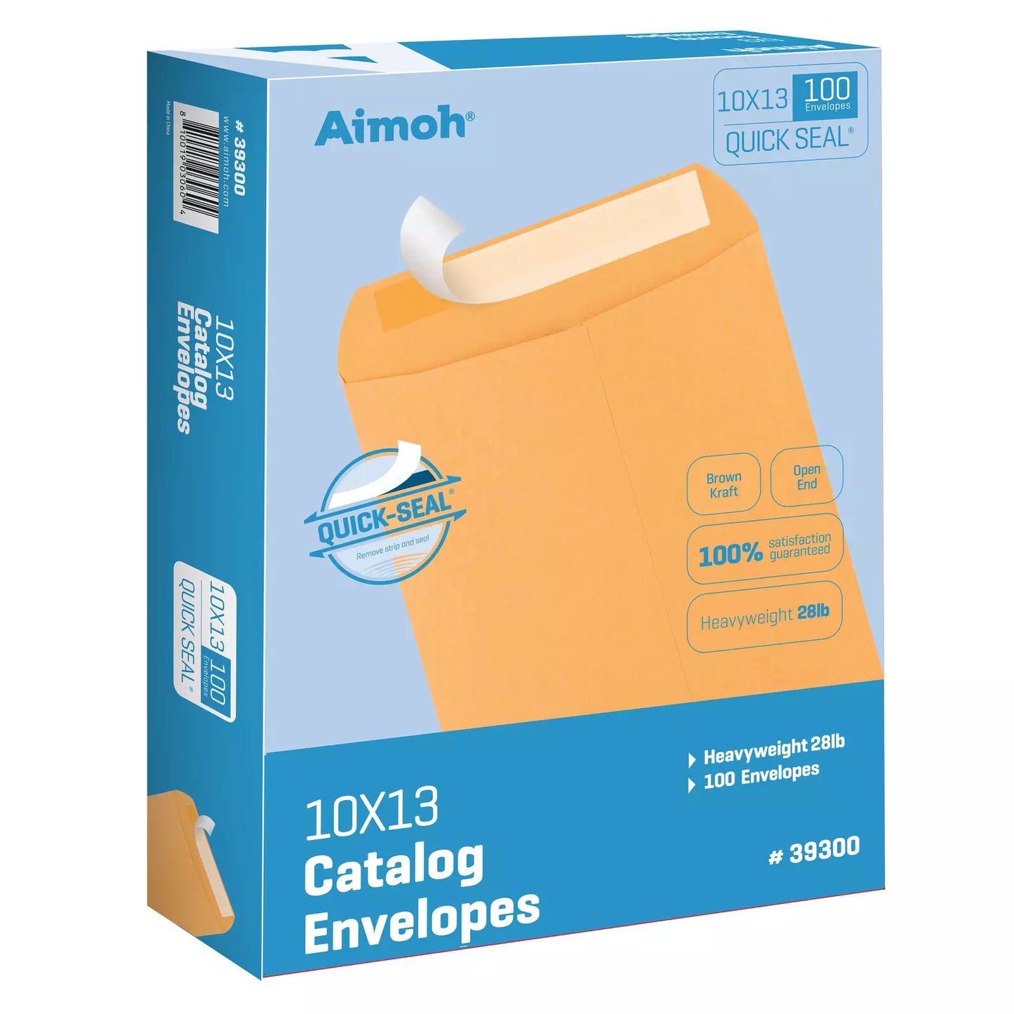 10x13 Brown Kraft Catalog Envelopes - Self-Seal - 28lb (39300)