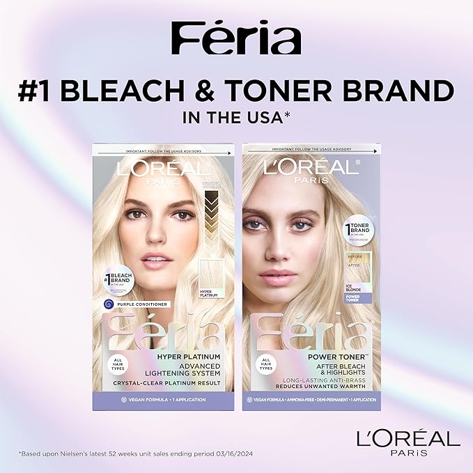 L’Oreal Hair Color Feria 110 Starlet Very Light Beige Blond Permanent Dye