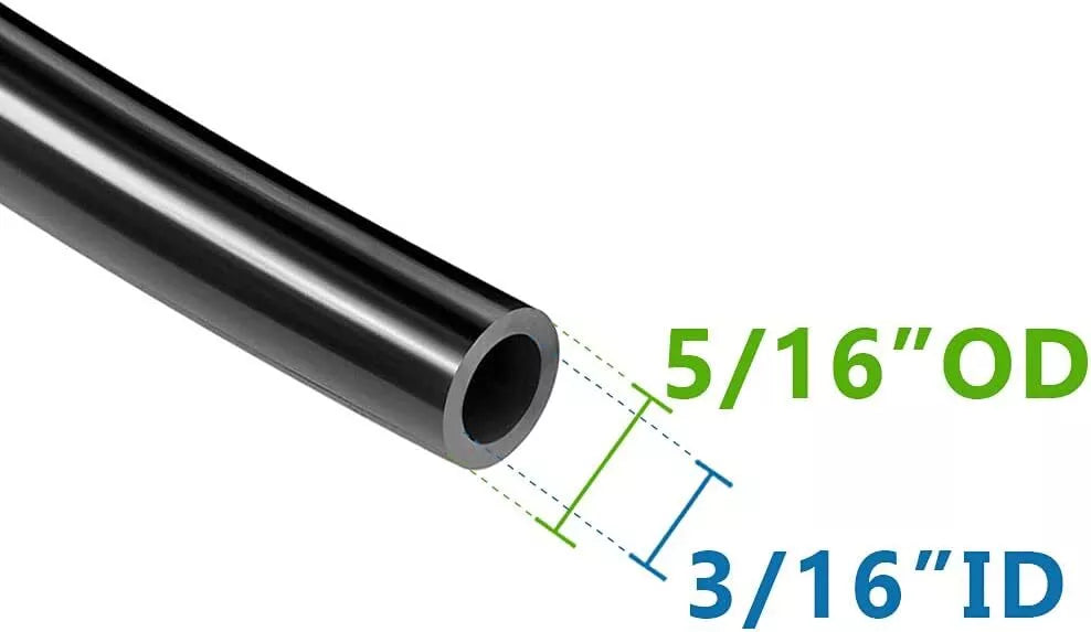 Feelers Pneumatic PU Tubing, 5/16"OD Hose PU Polyurethane Air Hose Tube Line for