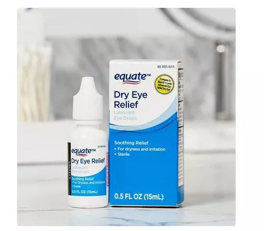 Equate Dry Eye Relief Lubricant Eye Drops, 0.5 fl oz