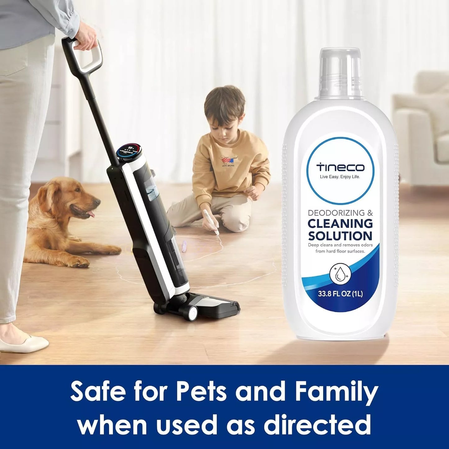 Tineco Floor Cleaning Solution 2L for iFLOOR Series, 67.6 Fl Oz (Pack of 1)