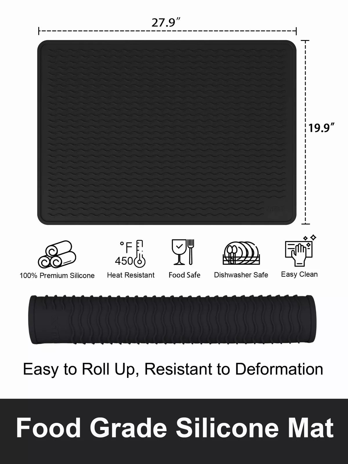 Stove Top Covers for Electric Stove Food Grade Silicone Glass Stove Top Cover P