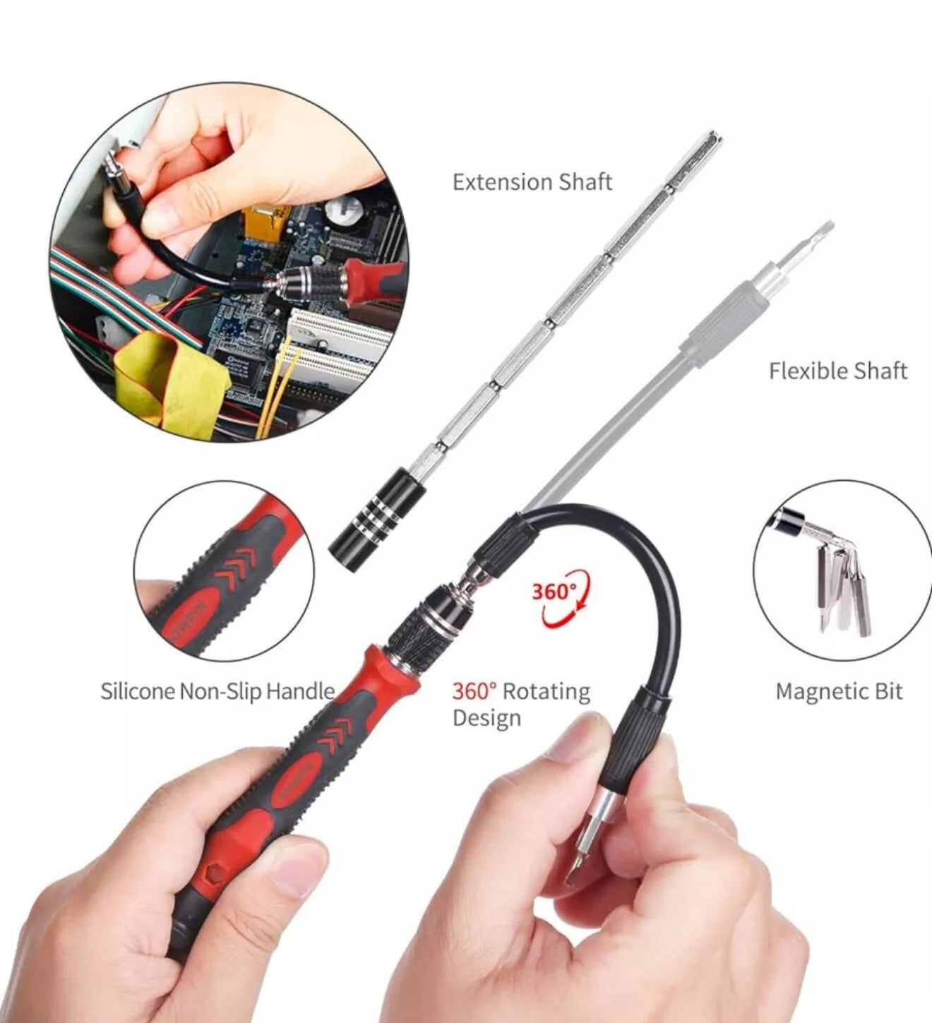 122 in 1 Computer Screwdriver Kit, Laptop Screwdriver Sets