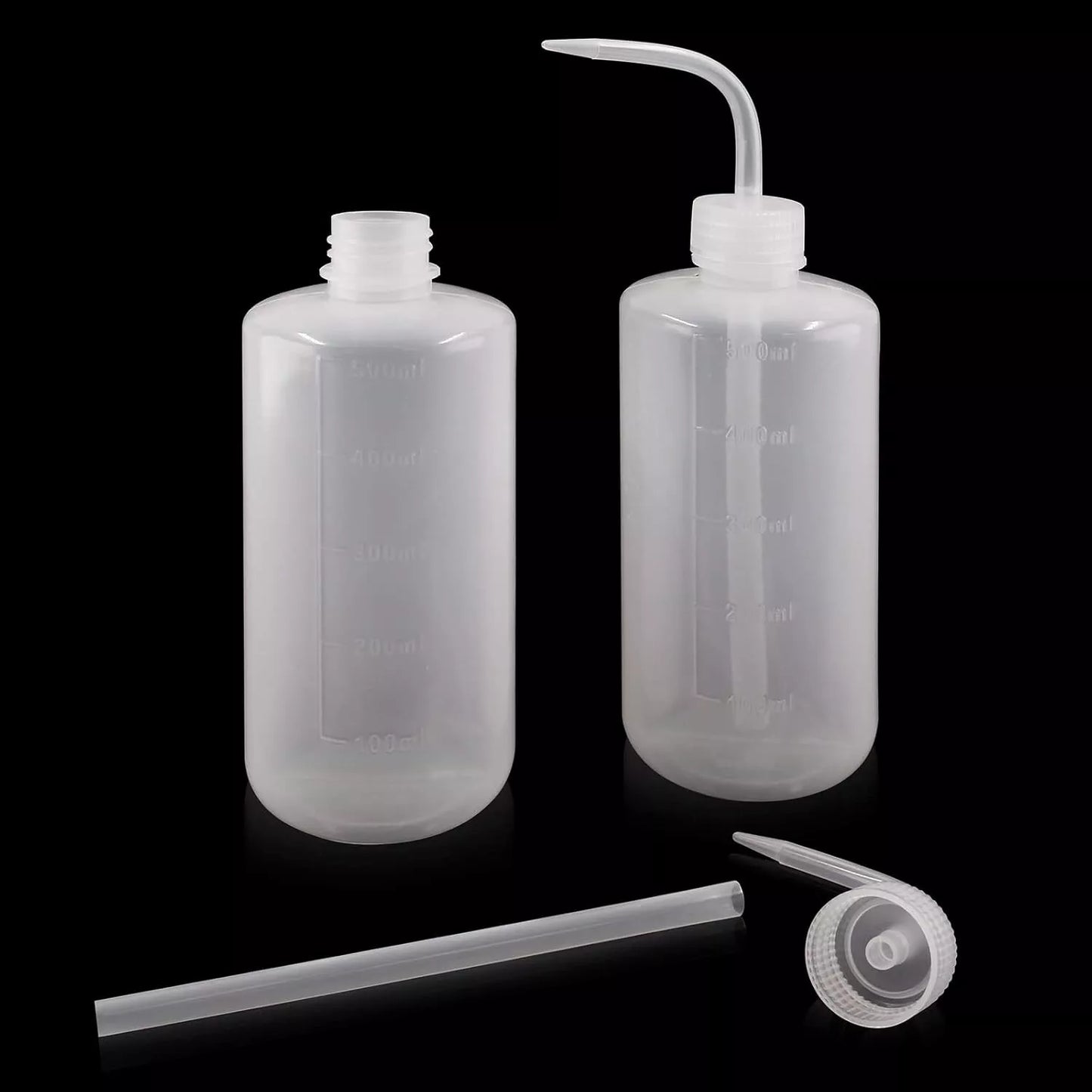3 Pcs 500ml Squeeze Watering Bottles for Plants - Plastic Succulent Watering Can
