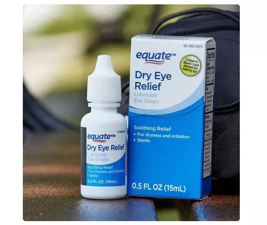 Equate Dry Eye Relief Lubricant Eye Drops, 0.5 fl oz