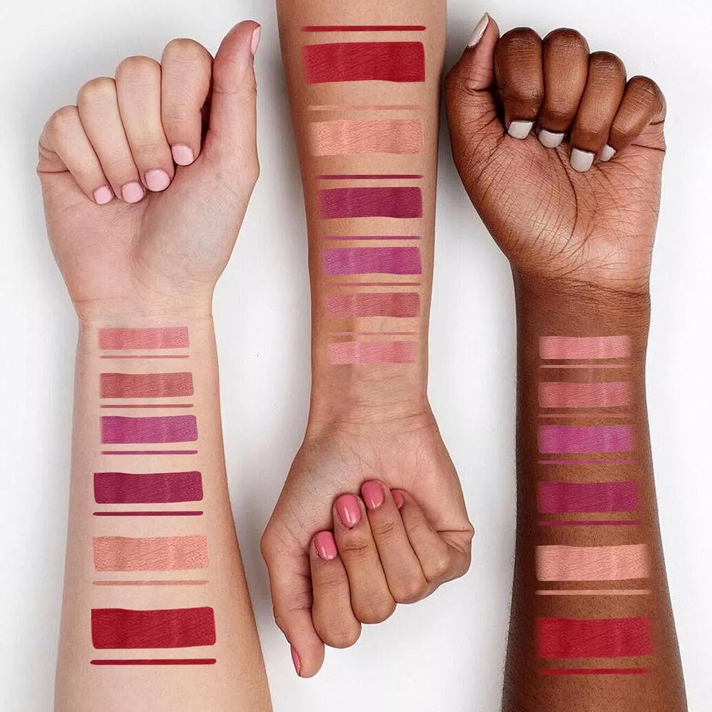 6 Matte Lipstick with 6 Lipliners Durable Makeup Set,Long-Lasting Non-Stick Cup
