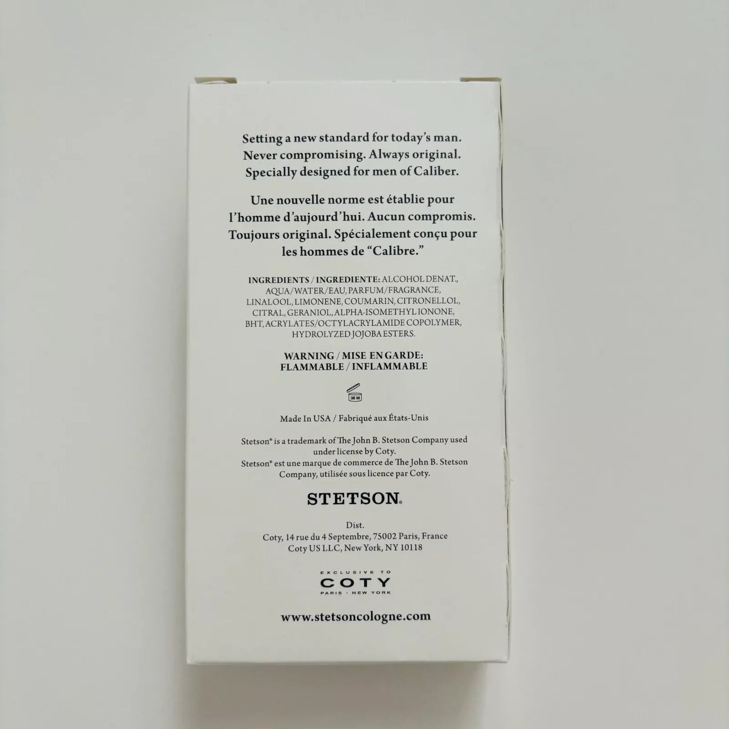 Stetson Caliber by Stetson Cologne Spray For Men 1.0 oz/ 30 ml Tester