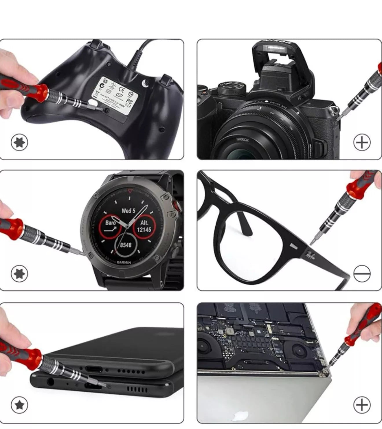 122 in 1 Computer Screwdriver Kit, Laptop Screwdriver Sets