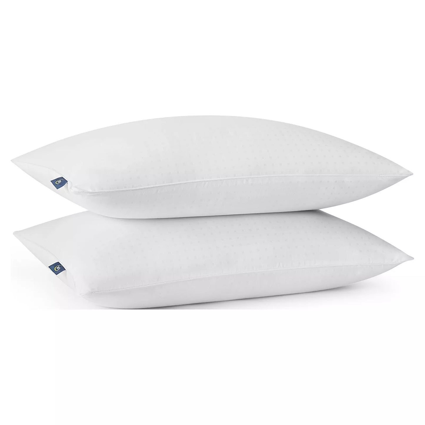 Sertapedic No-Go-Flat Bed Pillow, Standard/Queen, 2 Pack New