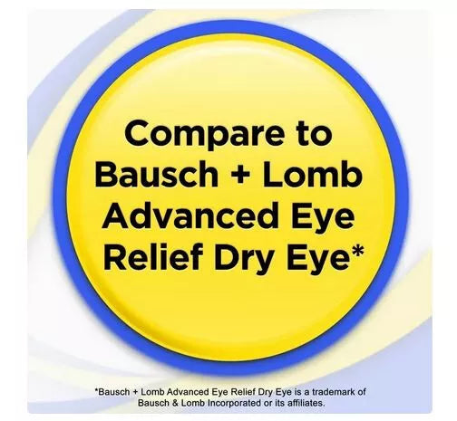 Equate Dry Eye Relief Lubricant Eye Drops, 0.5 fl oz