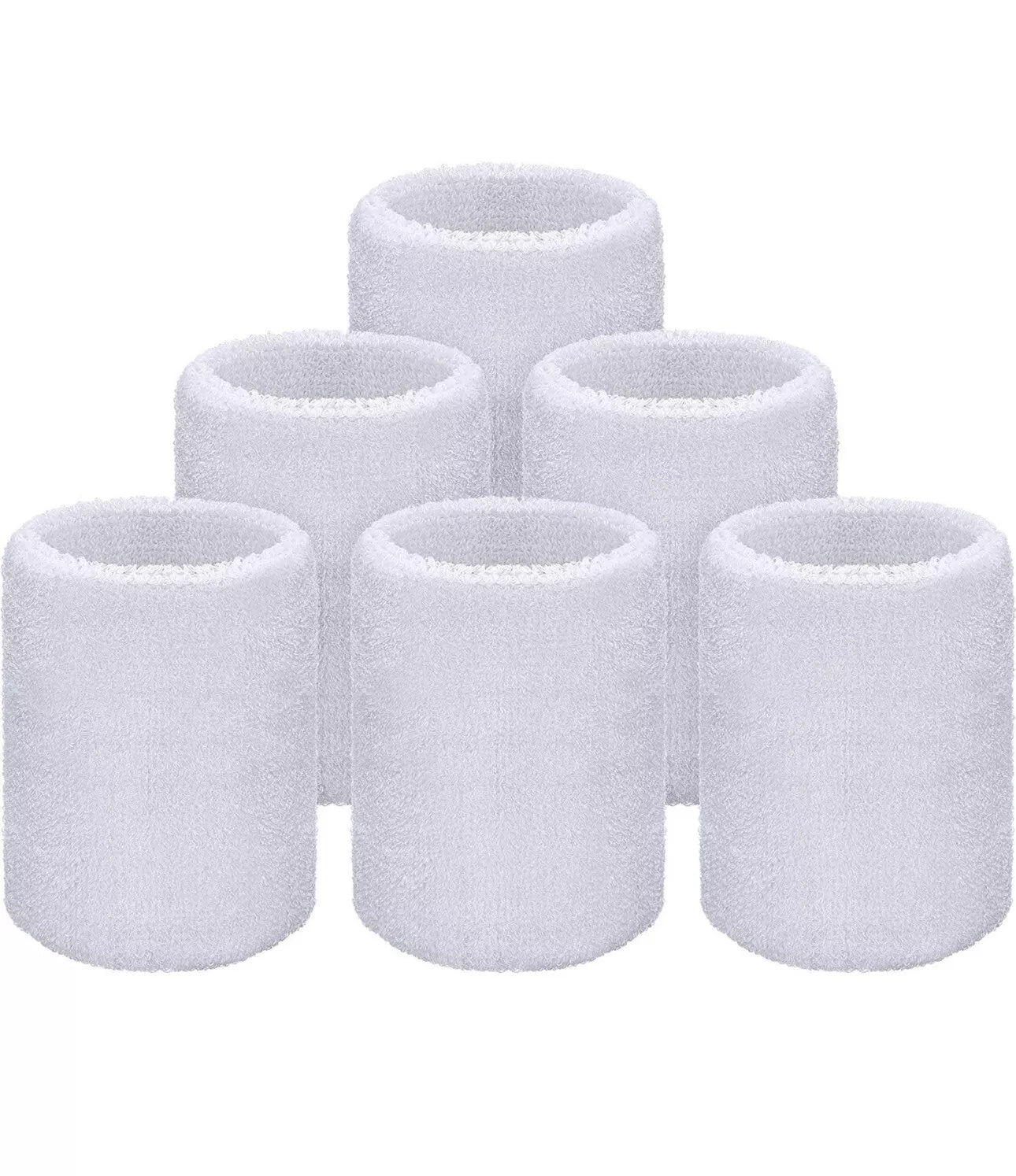 6pc Wrist Sweatband Sport Tennis , Sport Competition Sweat Absorbent