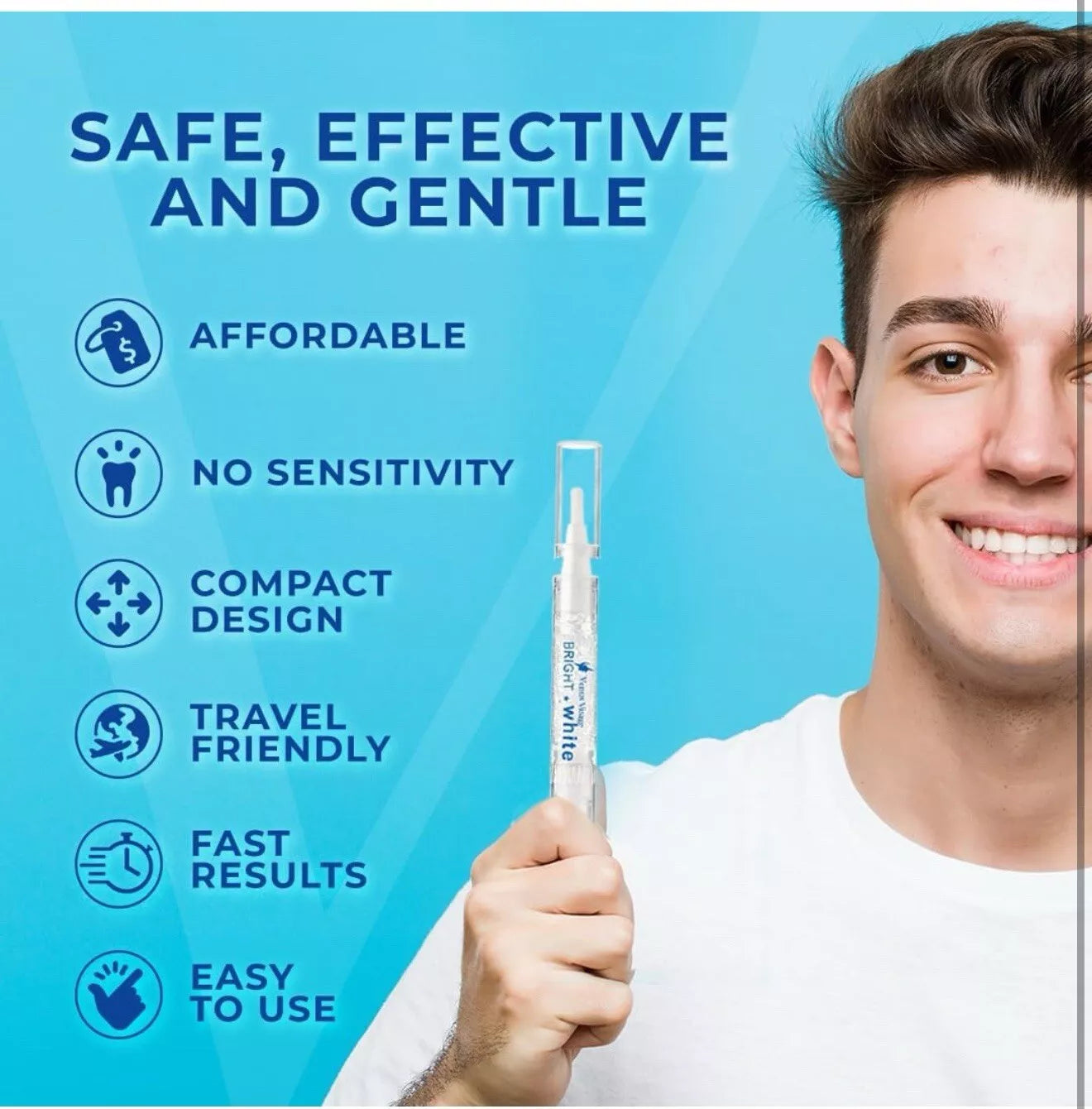 Venus Visage Award Winning Teeth Whitening Pen, 6 Pen For 12.99 !! Good Reviews!