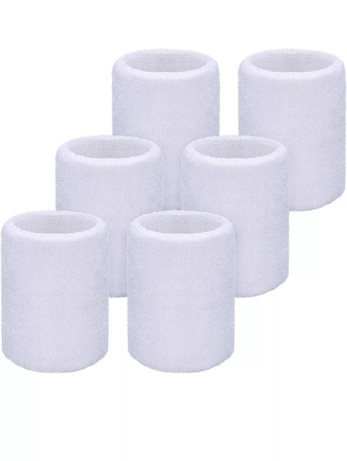6pc Wrist Sweatband Sport Tennis , Sport Competition Sweat Absorbent