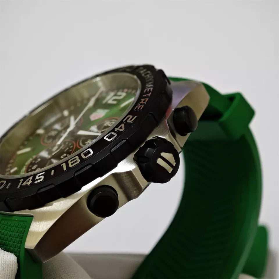 Tag Heuer Formula 1 Quartz Chronograph 43mm Green Men's Watch CAZ101AP.FT8056