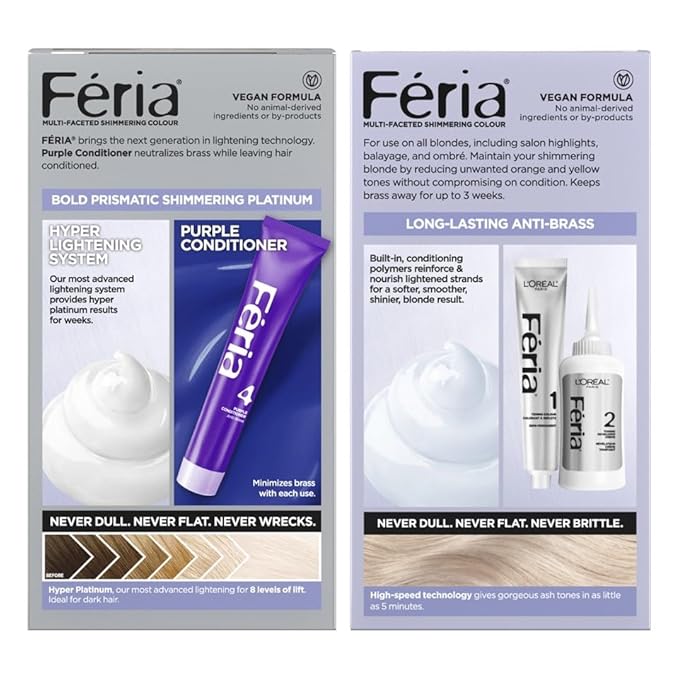 L’Oreal Hair Color Feria 110 Starlet Very Light Beige Blond Permanent Dye