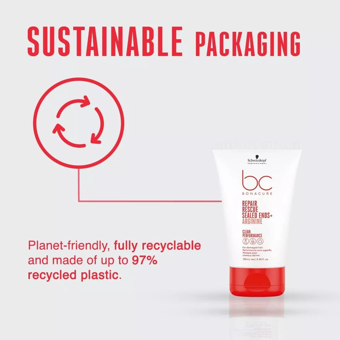 Schwarzkopf Bonacure Peptide Repair Rescue Sealed Ends 100ML