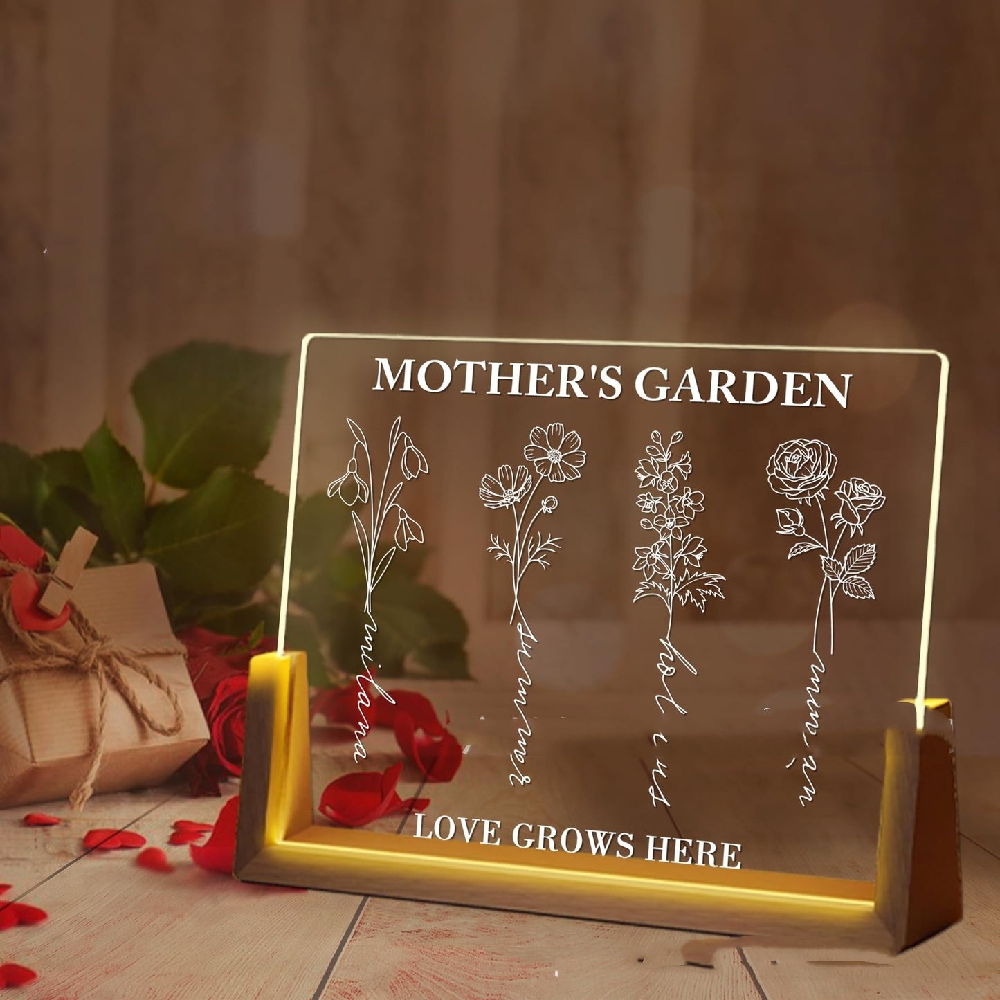 Small Night Lamp Mother's Day Photo Printing Decoration