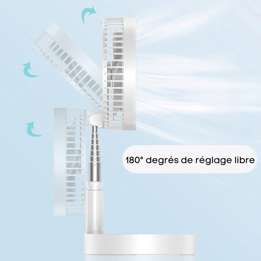 FoldAir - Wireless Retractable Portable Fan