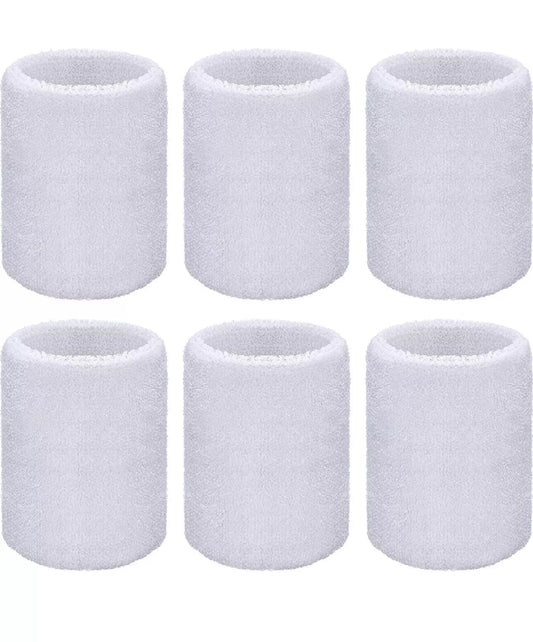 6pc Wrist Sweatband Sport Tennis , Sport Competition Sweat Absorbent