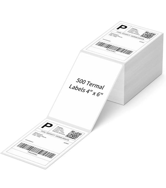 Label Printing Paper Per 500 Stack 4x6 Thermal Printing