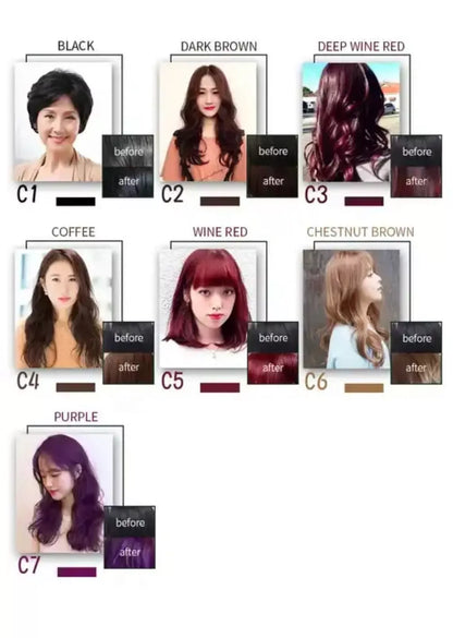 ORIGINAL MEIDU Hair Dye Color Shampoo 500ml (DARK BROWN) - FREE SHIPPING
