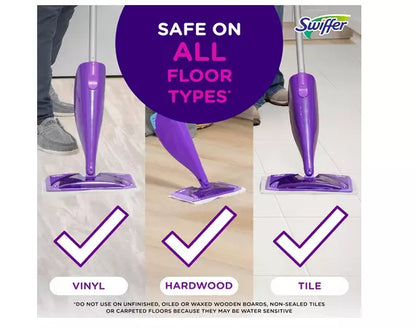 Swiffer WetJet Multi-Purpose and Hardwood Liquid Floor Cleaner Solution Refill,