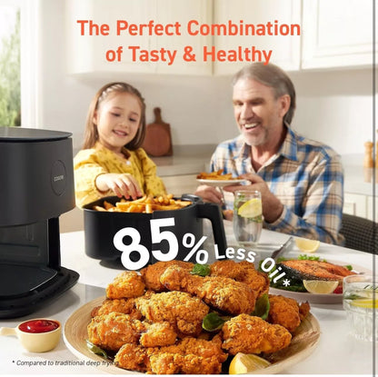 COSORI Air Fryer Compact 5 Qt, Max 450F for Juicy Meat, Little To No Oil