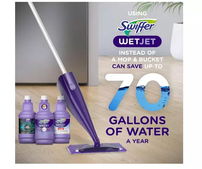 Swiffer WetJet Multi-Purpose and Hardwood Liquid Floor Cleaner Solution Refill,