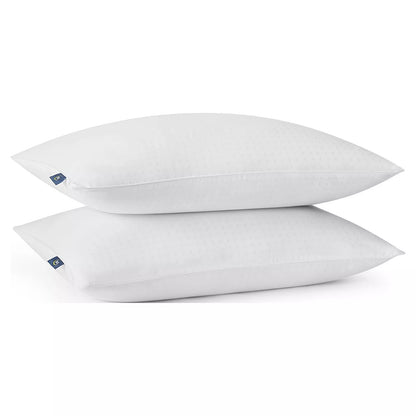 Sertapedic No-Go-Flat Bed Pillow, Standard/Queen, 2 Pack New