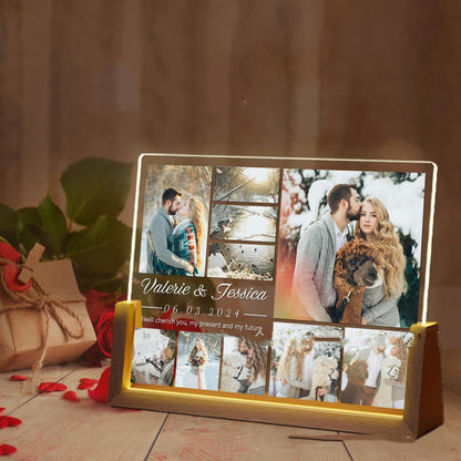 Small Night Lamp Mother's Day Photo Printing Decoration