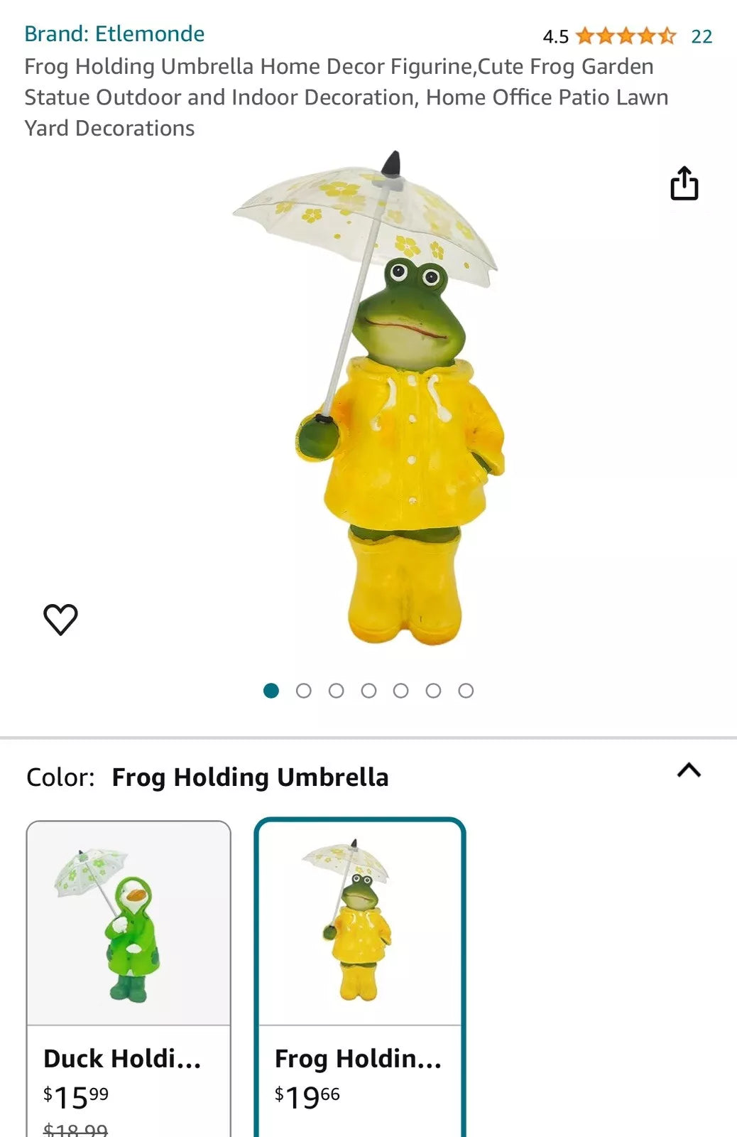 Frog With Umbrella
