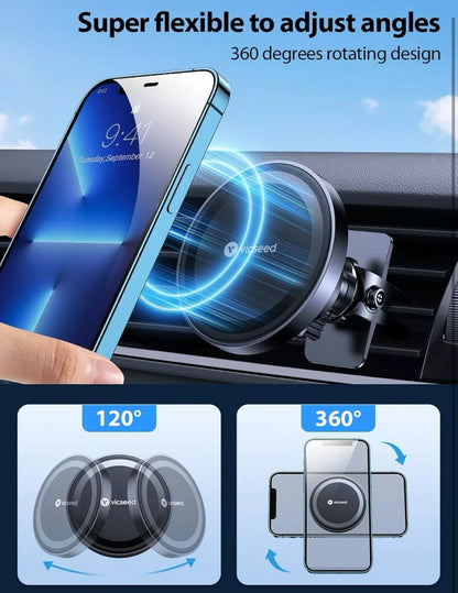 MagSafe Car Mount [Upgraded Strongest Magnet Power] Magnetic Phone Holder