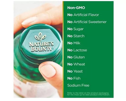 Nature's Bounty Magnesium, Whole Body Support, Supports Heart, Nerve and Bone