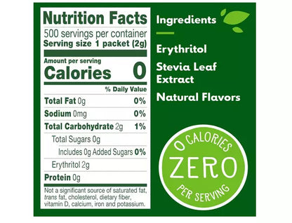 Truvia Original Calorie-Free Sweetener from the Stevia Leaf Packets, 35.25 oz