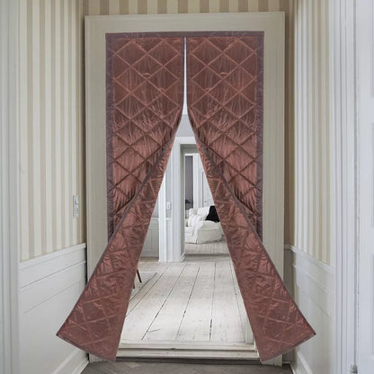Magnetic Thermal Insulated Door Curtain,Fits Door Size 37.4" x 82.68" Door Cover