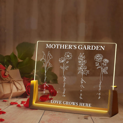 Small Night Lamp Mother's Day Photo Printing Decoration