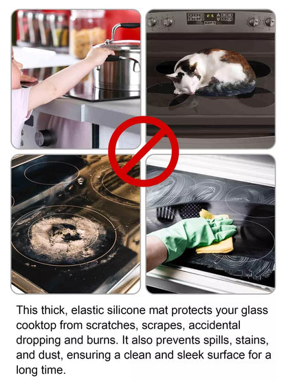 Stove Top Covers for Electric Stove Food Grade Silicone Glass Stove Top Cover P