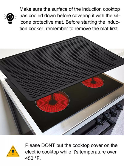 Stove Top Covers for Electric Stove Food Grade Silicone Glass Stove Top Cover P