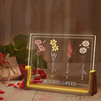 Small Night Lamp Mother's Day Photo Printing Decoration