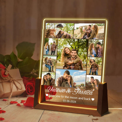 Small Night Lamp Mother's Day Photo Printing Decoration